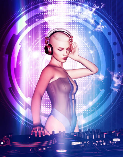 istock Sexy dj girl 899573878