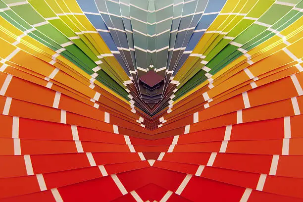 Photo of Hearts made of colors