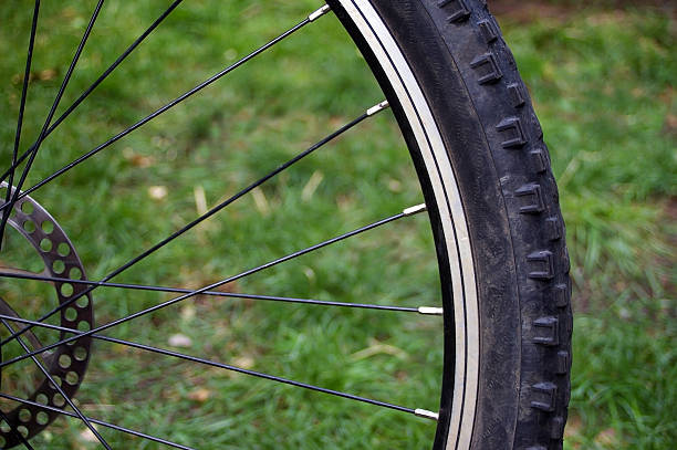 istock Mountain bike wheel 89957787