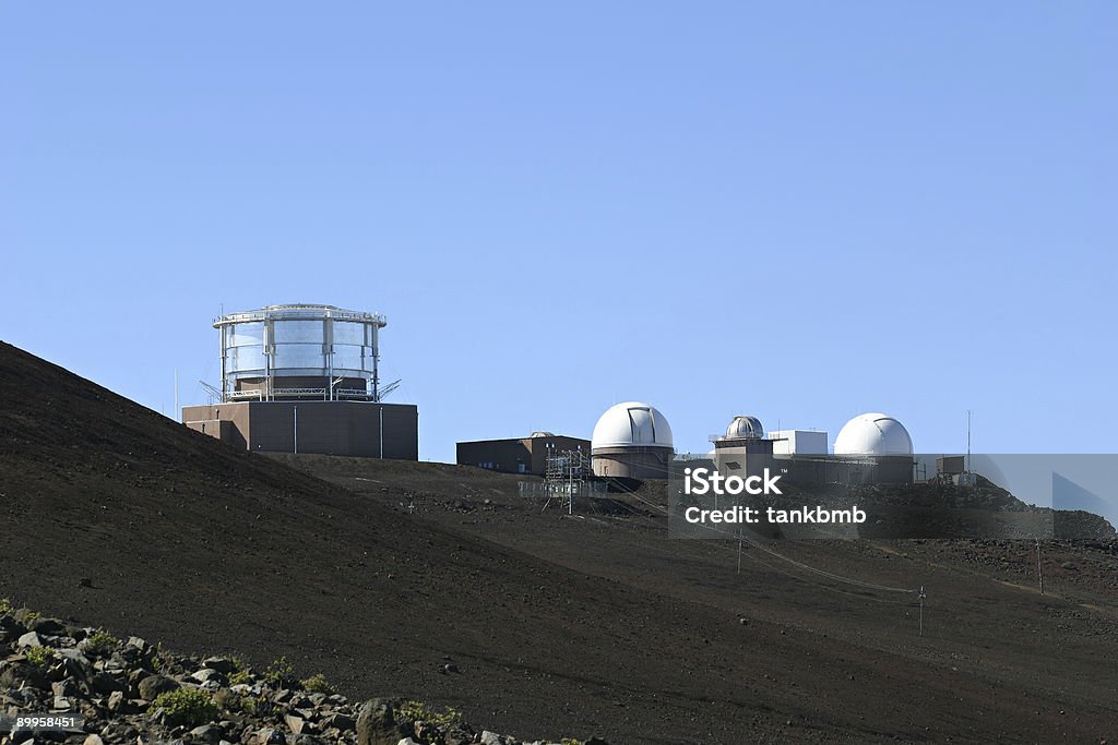 Haleakala de Altitude Observatório Site - Foto de stock de Astronomia royalty-free