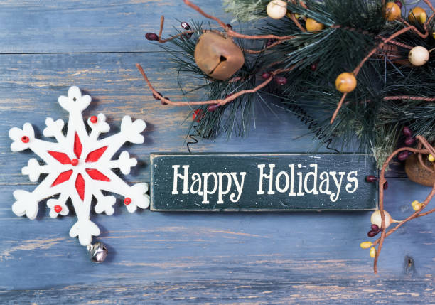 istock Happy Holiday written on wooden 899584564