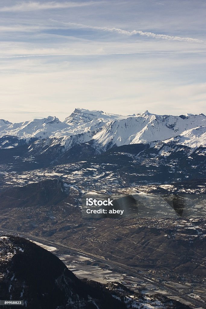 Paesaggio delle Alpi - Foto stock royalty-free di Albero