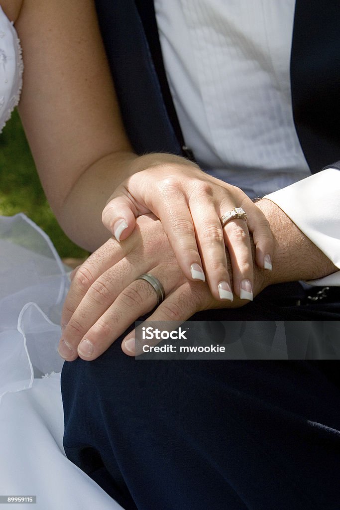 wedding rings  Arranging Stock Photo