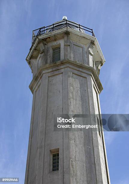 Old Lighthouse Stock Photo - Download Image Now - Alcatraz Island, Beach, Blue