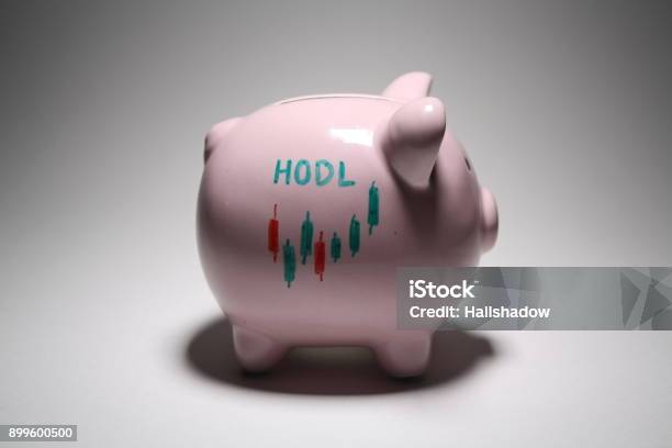 Hodl Stock Photo - Download Image Now - Candlestick Holder, Coin Bank, Banking