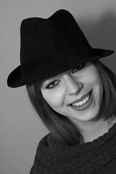 istock Smiling, happy Girl with a HAt 89960100