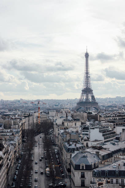 istock Bird view of Paris. 899601110