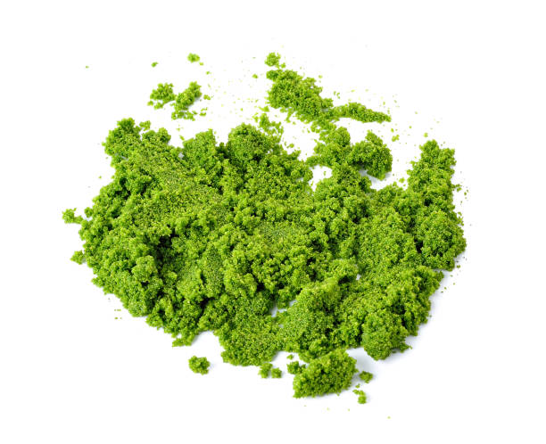 istock Wolffia globosa or Fresh water Alga, Water Meal, Swamp Algae on white background 899602708