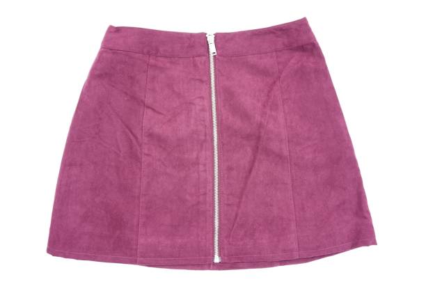 istock Burgundy velvet skirt 899602874