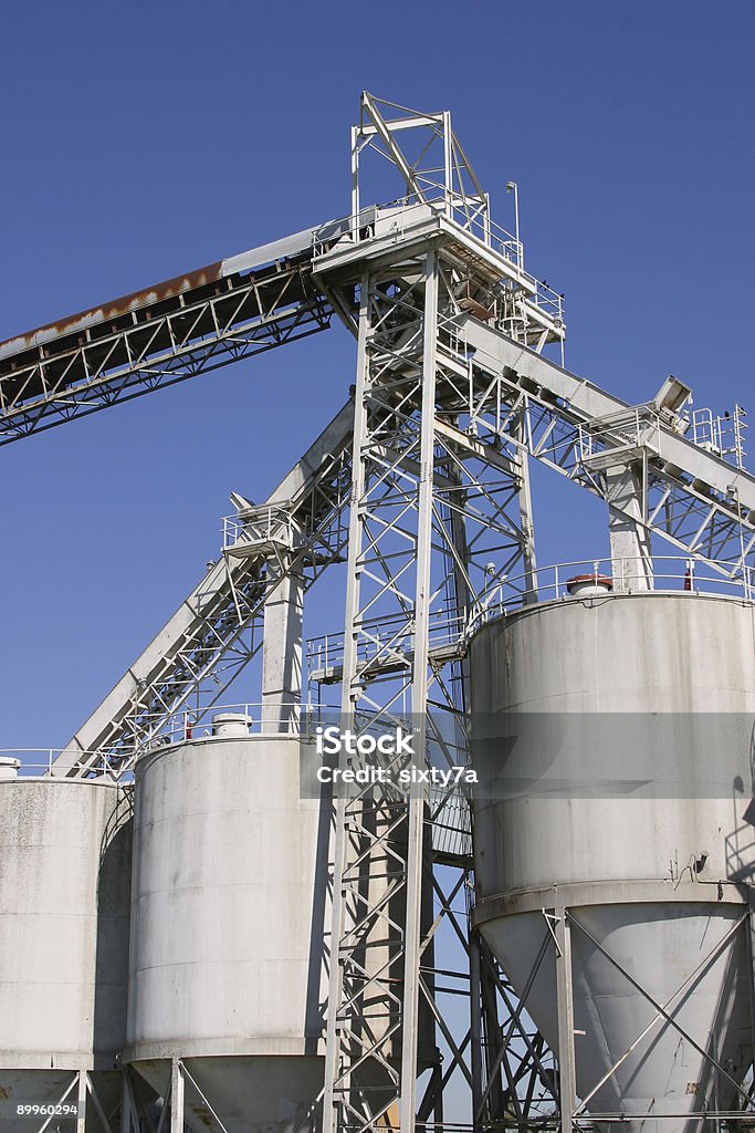 Fleur Silos du Port de La Nouvelle-Orléans - Photo de Ascenseur libre de droits