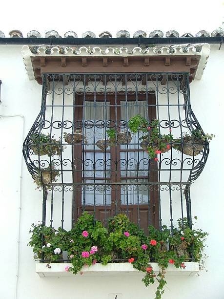 istock Spanish Window Garden and Grille 89960974