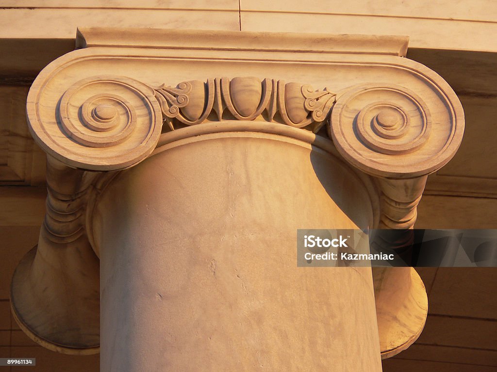 Jefferson Memorial colonna - Foto stock royalty-free di Architettura