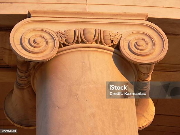 Jefferson Memorial Colonna - Fotografie stock e altre immagini di Architettura - Architettura, Capitello, Close-up