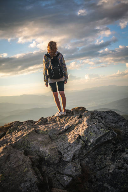 istock Pretty Girl in Carpathian Mountains 899611448