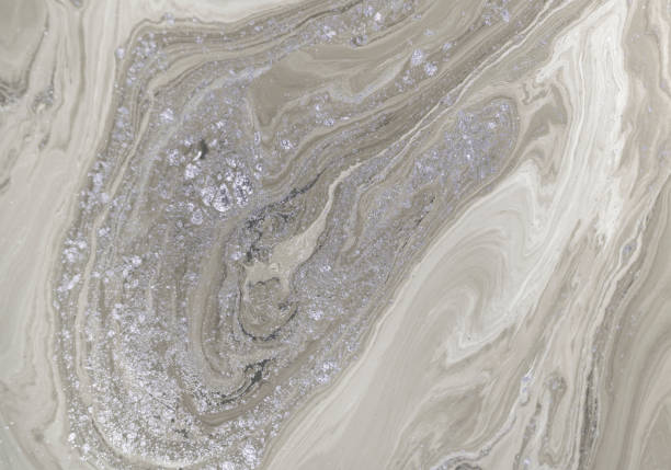 istock Marble abstract acrylic background. Nature beige marbling artwork texture. Golden glitter. 899611796