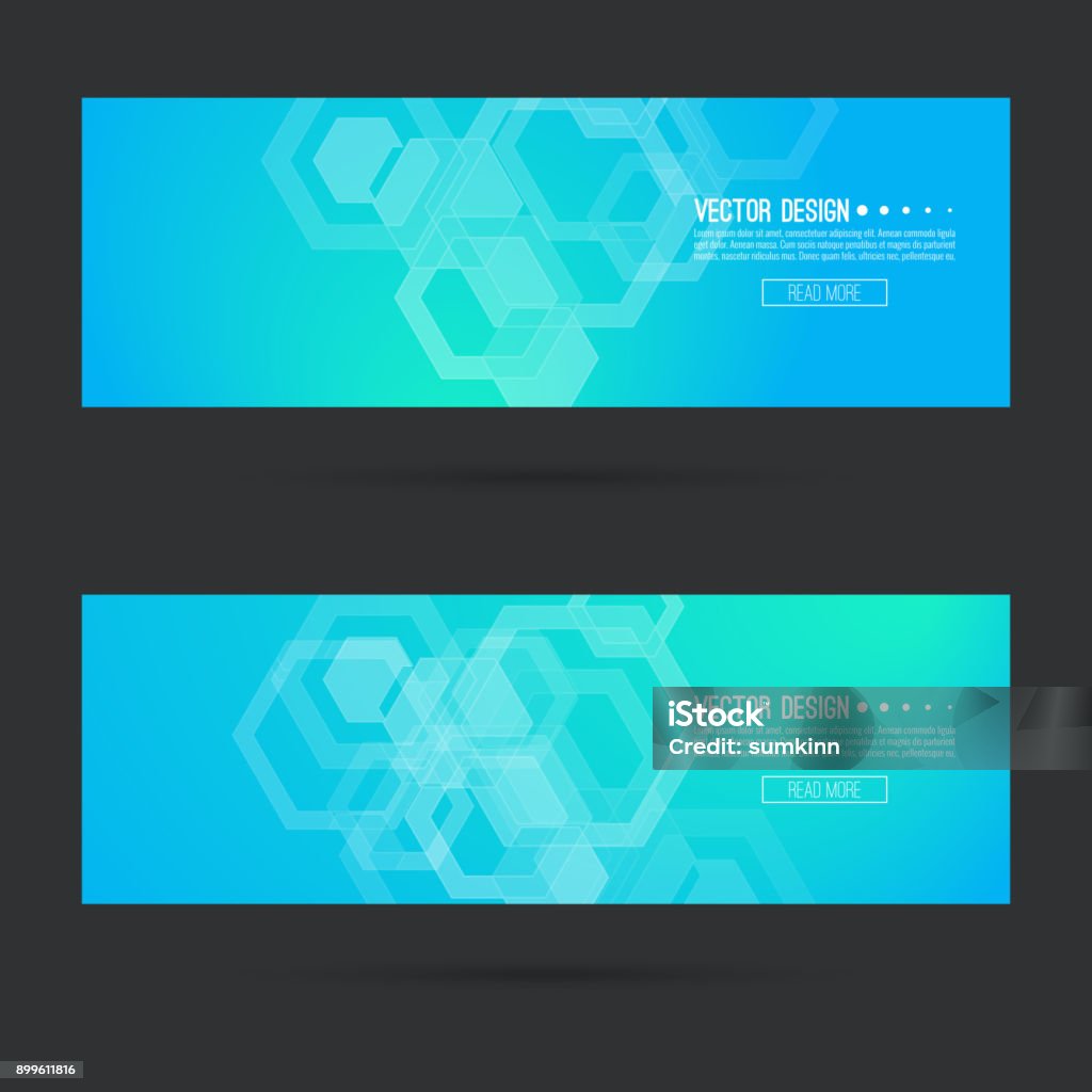 Technology Vector Header Design Futuristic Vector Header Stock Illustration - Download Image Now ...