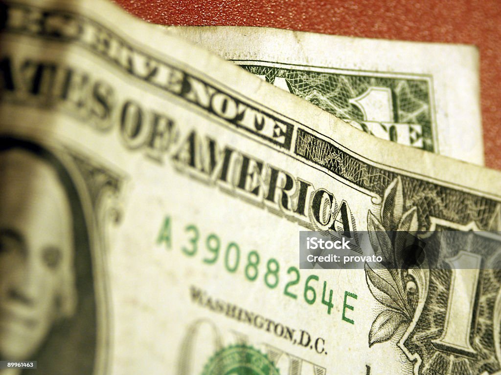 Un dollaro americano - Foto stock royalty-free di Attività bancaria