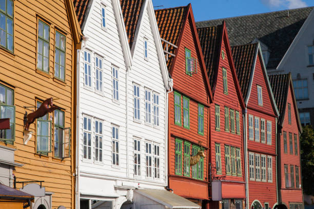 istock Hanseatic Buildings of Bryggen 899615402