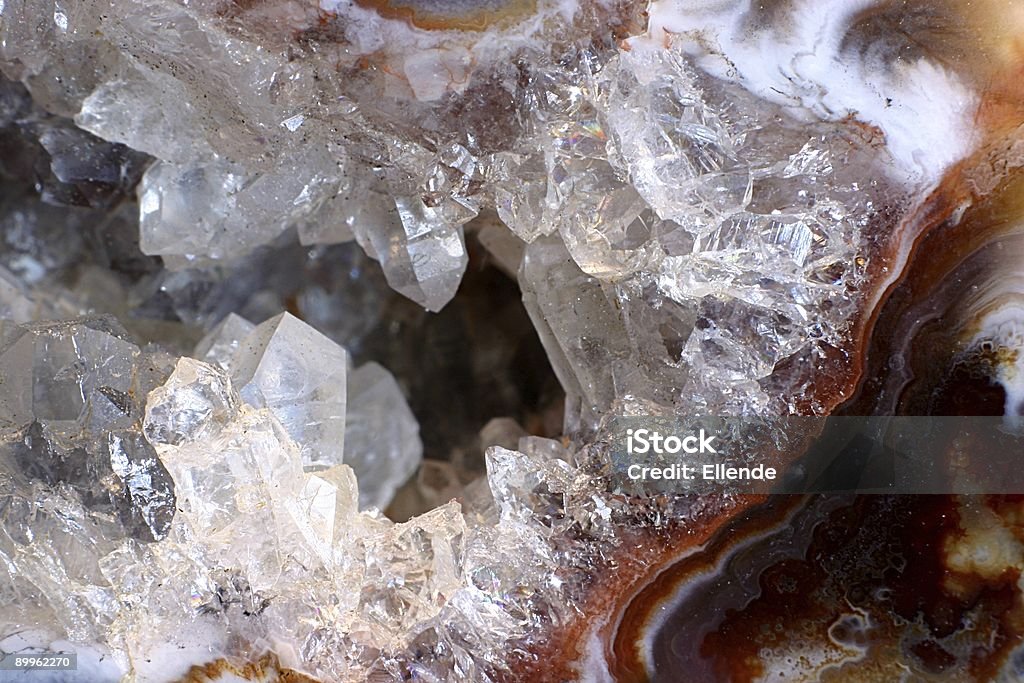 Weißen crystal - Lizenzfrei Berg Stock-Foto