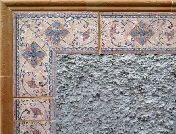 istock Corner of tiled front wall in Alora village 899624228