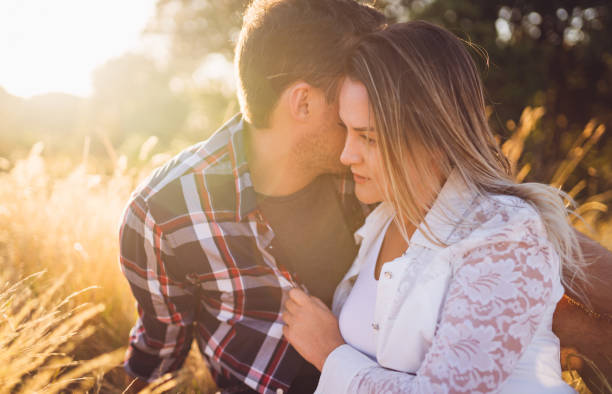 istock Authentic emotions of a lovely couple. 899624552