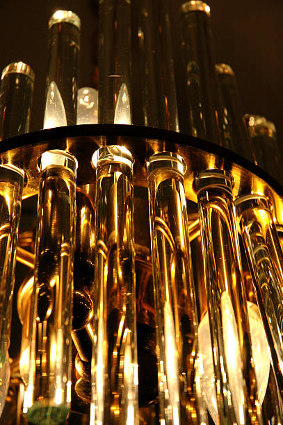 istock Glass golden Pipe Light Lamp Equipment 89962614