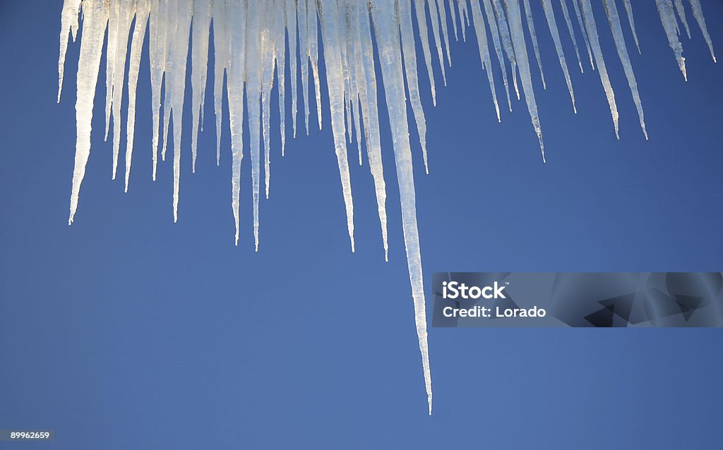 Eiszapfen - Lizenzfrei Blau Stock-Foto