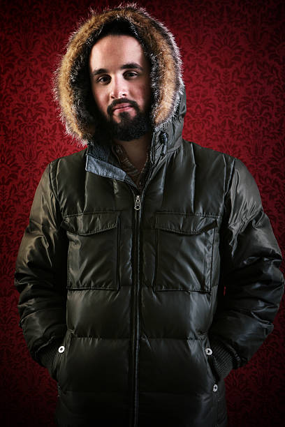 istock Happy Young Man in Green Parka 89962691