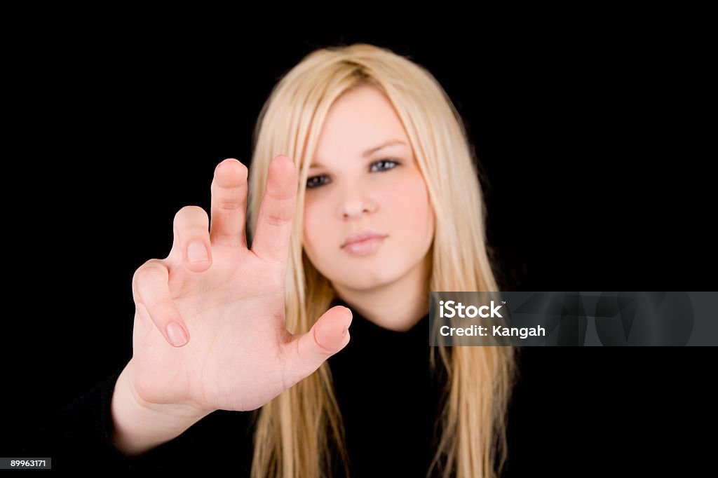 Reaching Out.  Adult Stock Photo