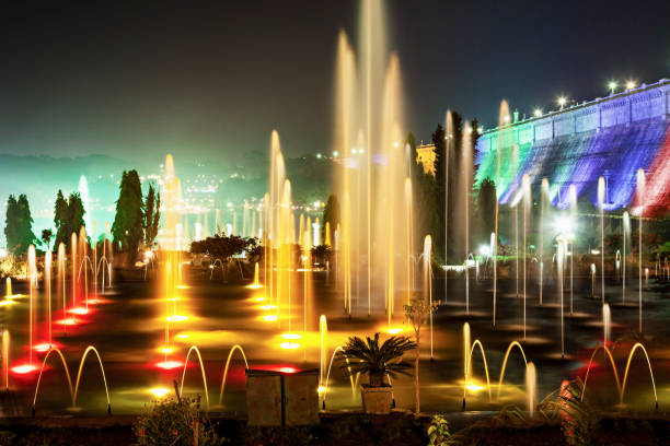 istock Color fountains 899632932