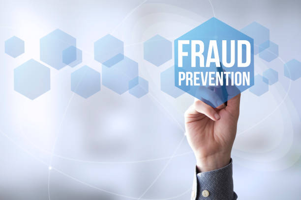 connessioni penna tocco fraud prevention - preventive foto e immagini stock