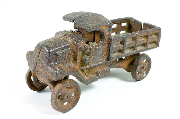 istock Antique toy truck 89963370