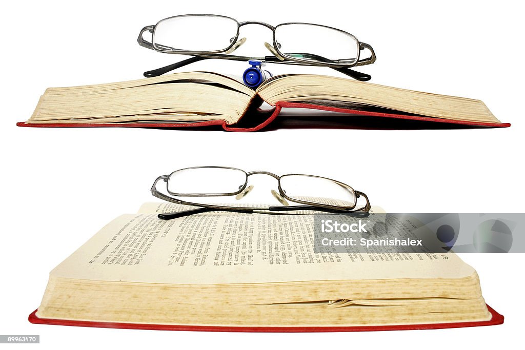 Gafas y los libros - Foto de stock de Administrador libre de derechos