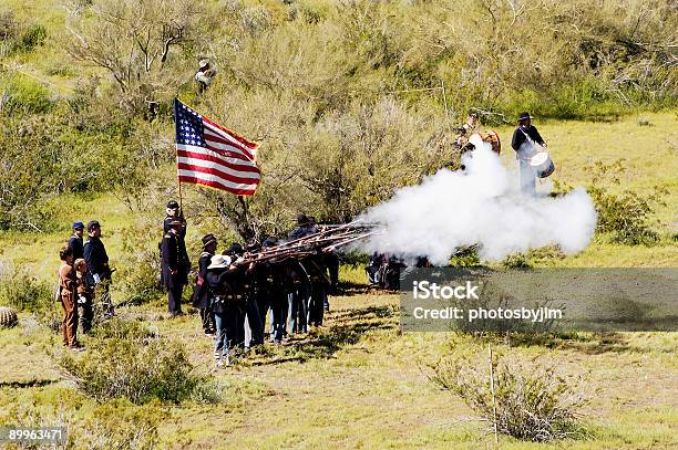 Batalla De La Guerra Civil Promulgación 9 Foto de stock y más banco de imágenes de Guerra civil estadounidense - Guerra civil estadounidense, Guerra Civil, Guerra