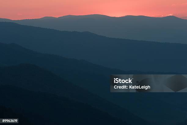 Sunup At The Smoky Mountains Stock Photo - Download Image Now - Above, Abstract, Aerial View