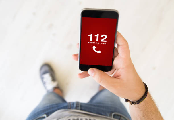 istock male hand emergency call 112 899640244