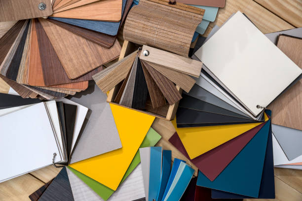 istock Catalog of laminating samples for furniture 899640648