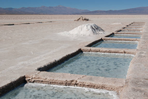 istock Salinas Grandes, salt desert near Salta 899640832