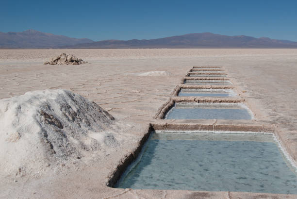 istock Salinas Grandes, salt desert near Salta 899640912