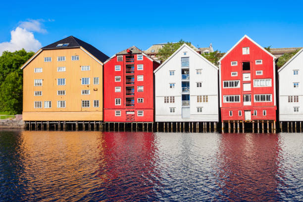 istock Colorful old houses, Trondheim 899642402