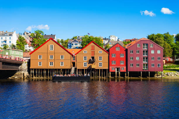 istock Colorful old houses, Trondheim 899642414