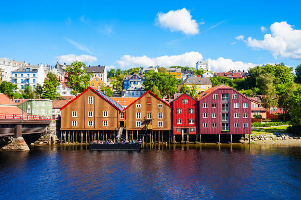 istock Colorful old houses, Trondheim 899642418