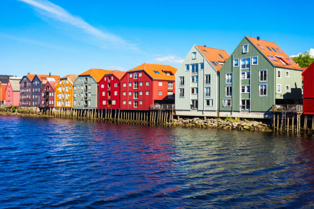 istock Colorful old houses, Trondheim 899642420