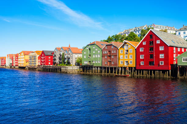 istock Colorful old houses, Trondheim 899642424