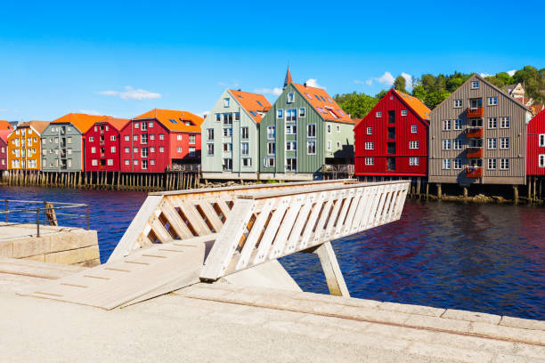 istock Colorful old houses, Trondheim 899643122