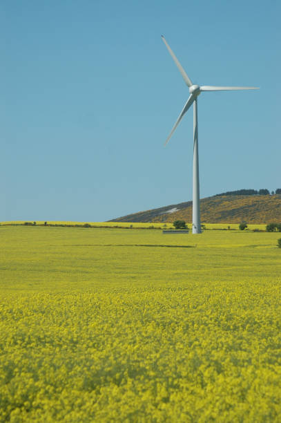 Renewable Energy in Aberdeenshire, Scotland stock photo
