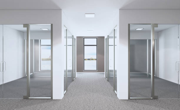 istock Empty modern office Cabinet. Meeting room. 3D rendering. 899649472