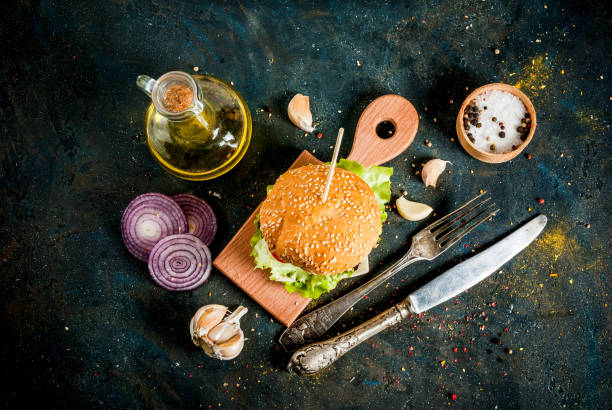 istock Delicious beef and cheese burgers 899654436