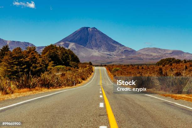 Mount Ngauruhoe New Zealand Stock Photo - Download Image Now - Rotorua, New Zealand, Driving