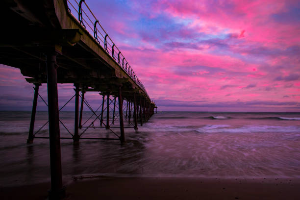 istock Saltburn Pier at sunrise 899666966